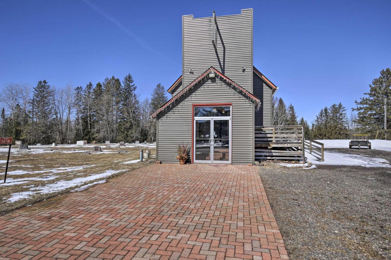 Renovated Historic Church Along Namekagon River! Seeley Eksteriør bilde