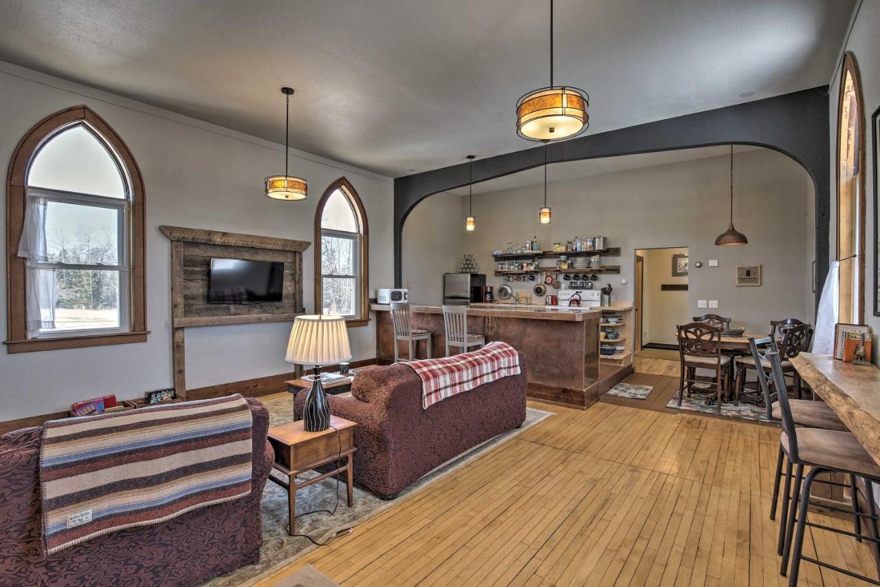 Renovated Historic Church Along Namekagon River! Seeley Eksteriør bilde