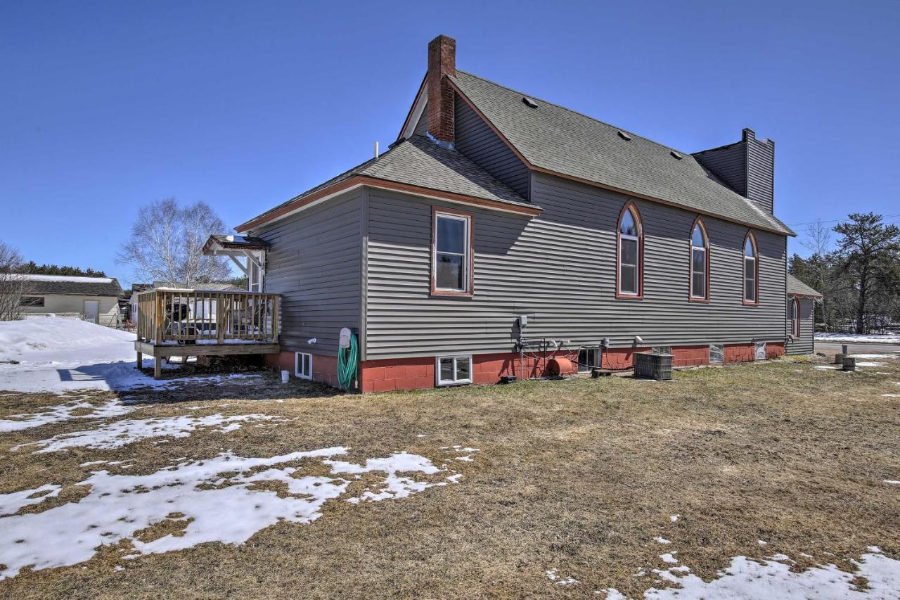 Renovated Historic Church Along Namekagon River! Seeley Eksteriør bilde