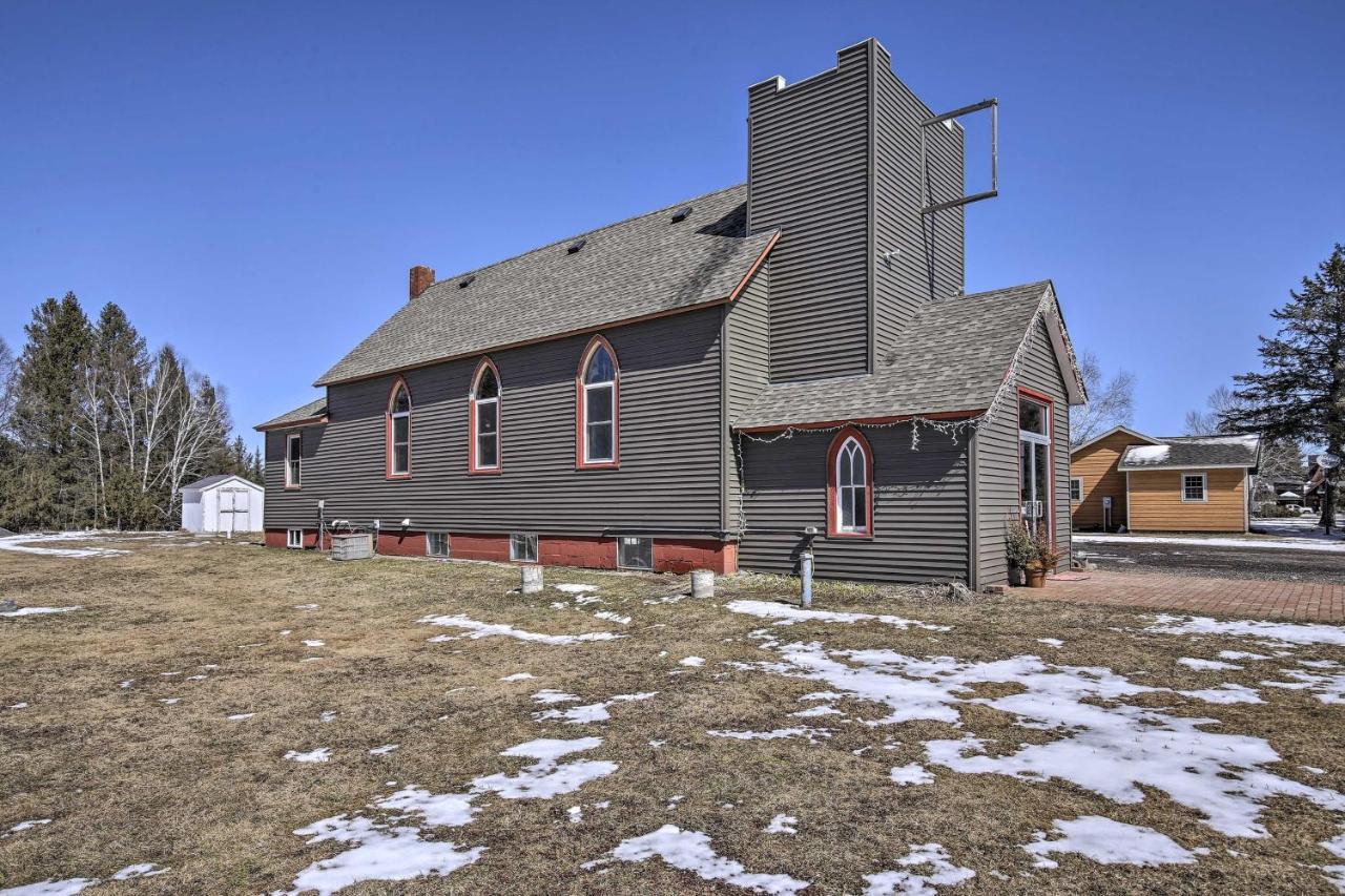 Renovated Historic Church Along Namekagon River! Seeley Eksteriør bilde