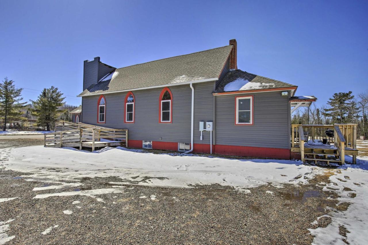 Renovated Historic Church Along Namekagon River! Seeley Eksteriør bilde